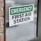Signmission First Aid Station, 7 in W x Rectangle, Vinyl Decal OS-2PACK-EM-D-57-L-10381 - alternate 3